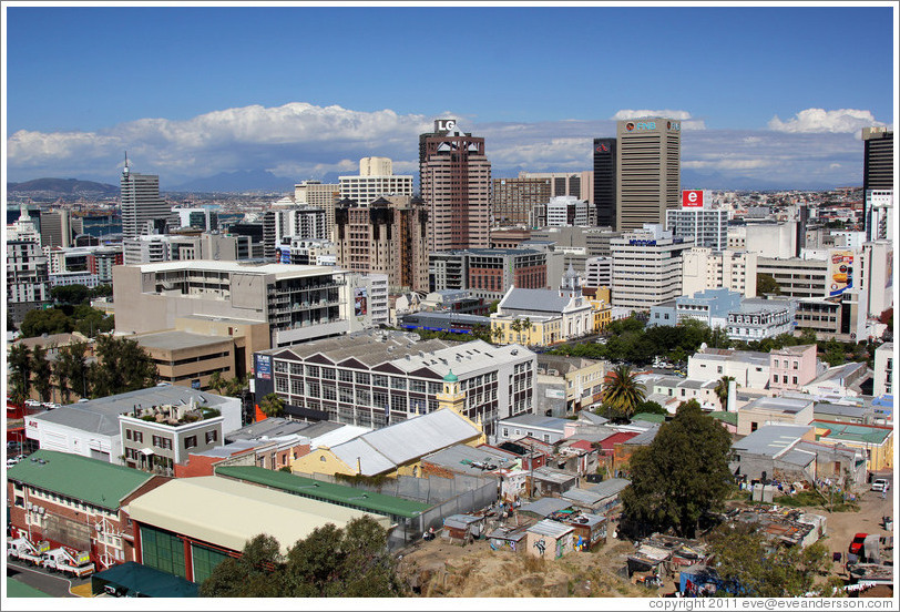 Downtown viewed from Tana Baru Cemetery.