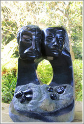 Zimbabwean stone sculpture, Kirstenbosch Botanical Garden.