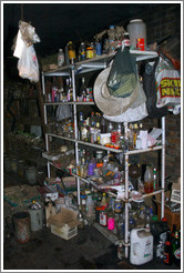 Storefront of Ndaba, a medicine man.  Langa township.