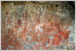 3000-year old bushman art, recently discovered near Jock Safari Lodge.