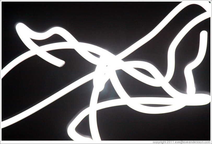 The moon; moving camera.