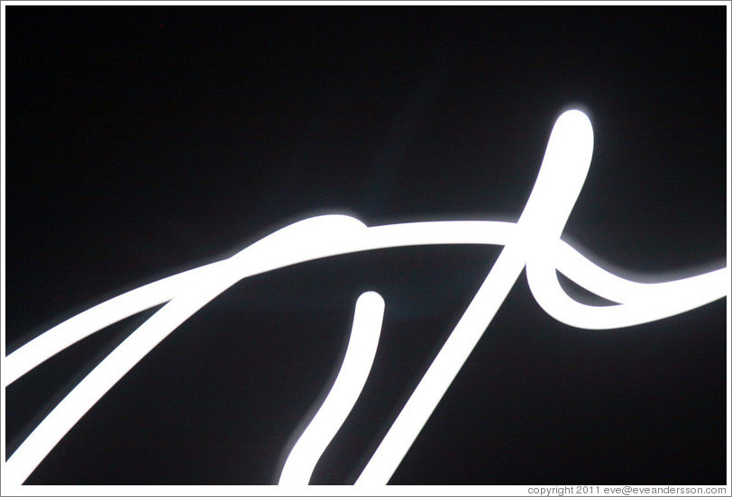 The moon; moving camera.