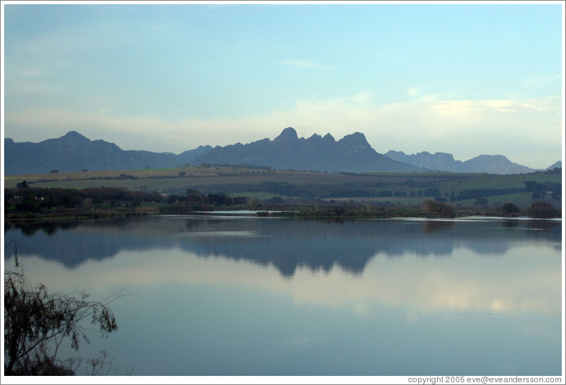 Lake near Stellenbosch.