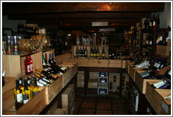 Wine shop at the Spier Winery.