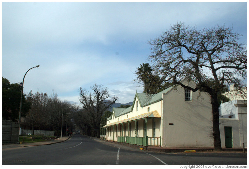Downtown Stellenbosch.