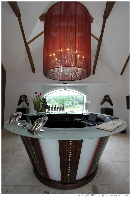 Entry hall. Peter Falke winery.