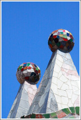 Chimneys (detail).  Casa Batll