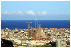 La Sagrada Fam?a, viewed from Park G?ell.