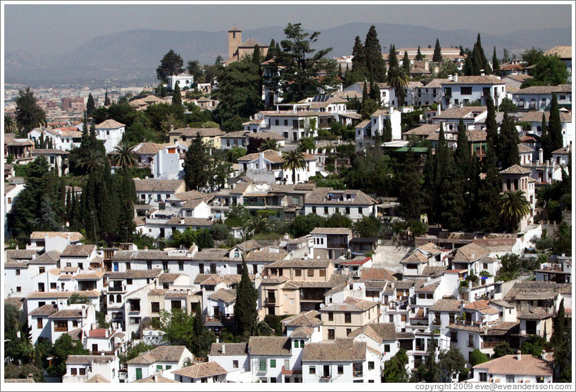 View of Albaic?from the Alhambra.