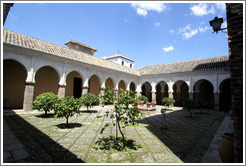 Old Moorish patio retained in Iglesia del Salvador.  Albaic?