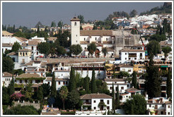 Albaic? including Mirador de San Nicol? viewed from the Alhambra.