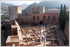 Barrio Castrense, Alcazaba, Alhambra. 