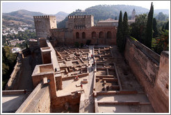 Barrio Castrense, Alcazaba, Alhambra.