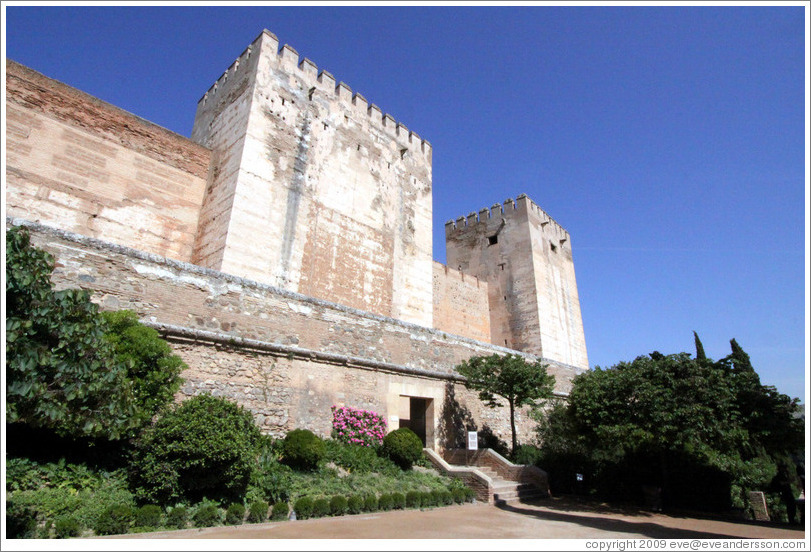 Exterior of the Alcazaba (fortress), Alhambra.