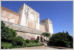Exterior of the Alcazaba (fortress), Alhambra.