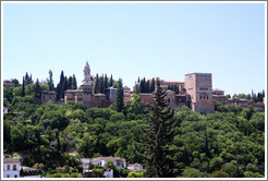 View of the Alhambra from Camino del Sacromonte.