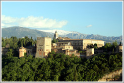 View of the Alhambra from Mirador de San Nicol?(8:03pm).