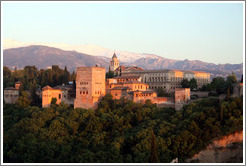 View of the Alhambra from Mirador de San Nicol?(8:50pm).