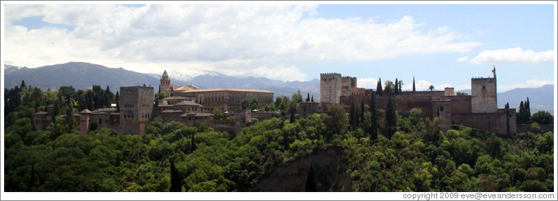 View of the Alhambra from Mirador de San Nicol?(2:25pm).