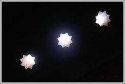 Star-shaped openings in the ceiling, mosque baths, Alhambra.