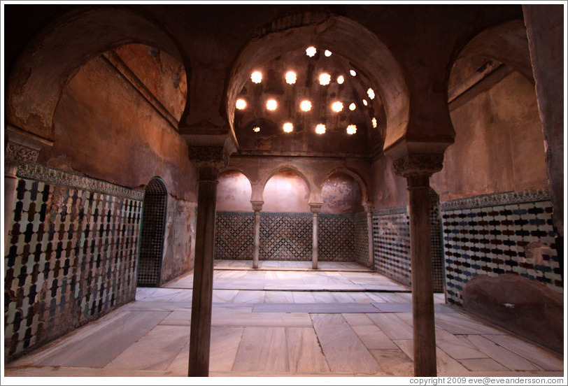 Palace baths.  Nasrid Palace, Alhambra.