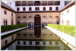 Court of Myrtles.  Nasrid Palace, Alhambra.