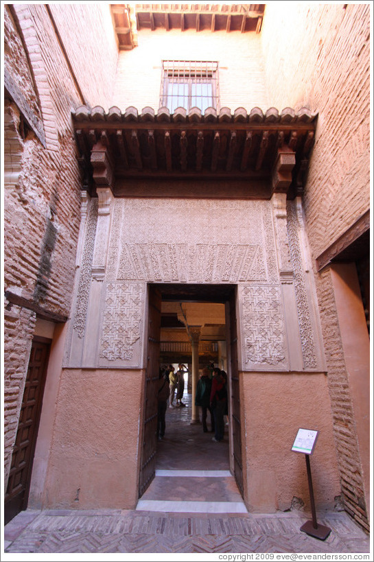 Doorway.  Nasrid Palace, Alhambra.