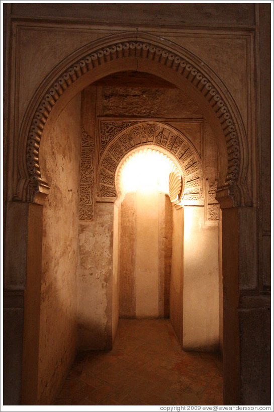 Arches.  Nasrid Palace, Alhambra.