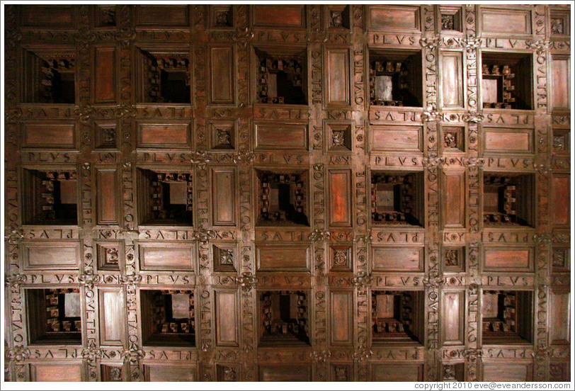 Ceiling, Habitaciones del Emperador (Emperor's Chambers), Nasrid Palace, Alhambra.