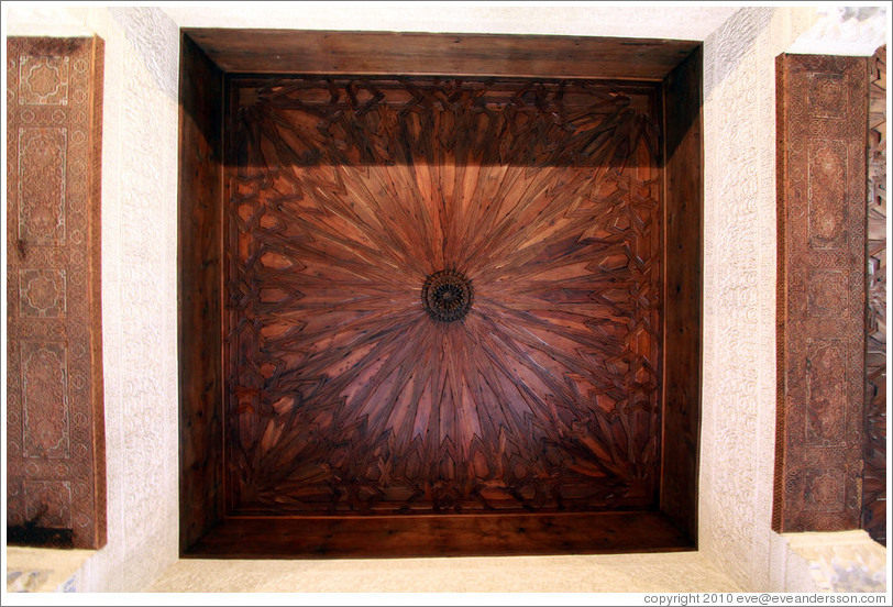 Ceiling, Mexuar, Nasrid Palace, Alhambra.