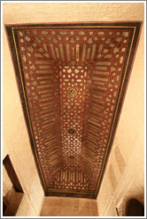 Ceiling, Golden Chamber, Mexuar, Nasrid Palace, Alhambra.