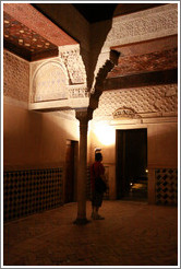 Mexuar, Nasrid Palace, Alhambra at night.