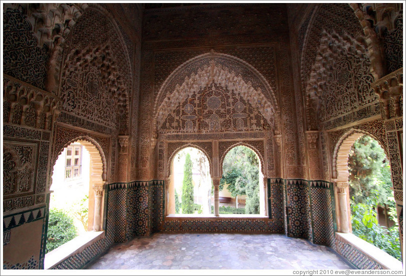 Mirador de Lindaraja, Nasrid Palace, Alhambra.