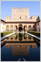 Patio de los Arrayanes, Nasrid Palace, Alhambra.