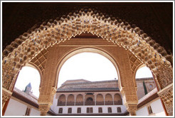 Arch with muqarnas, Sala de la Barca, Nasrid Palace, Alhambra.