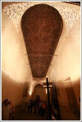 Sala de la Barca, Nasrid Palace, Alhambra at night.