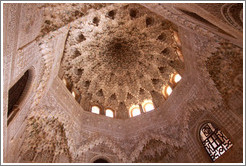Hexagonal dome, Sala de las Dos Hermanas, Nasrid Palace, Alhambra.