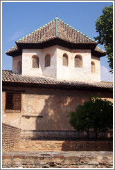 Exterior of hexagonal dome, Sala de las Dos Hermanas, Nasrid Palace, Alhambra.