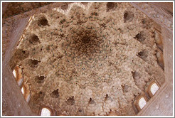 Hexagonal dome, Sala de las Dos Hermanas, Nasrid Palace, Alhambra.