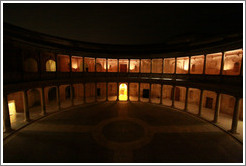 Palacio de Carlos V, Alhambra at night.