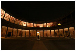 Palacio de Carlos V, Alhambra at night.