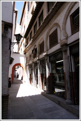 Alcaicer? originally Granada's Moorish silk bazaar.  City center.