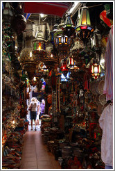 Moroccan-style lamps, Calle Ermita, city center.