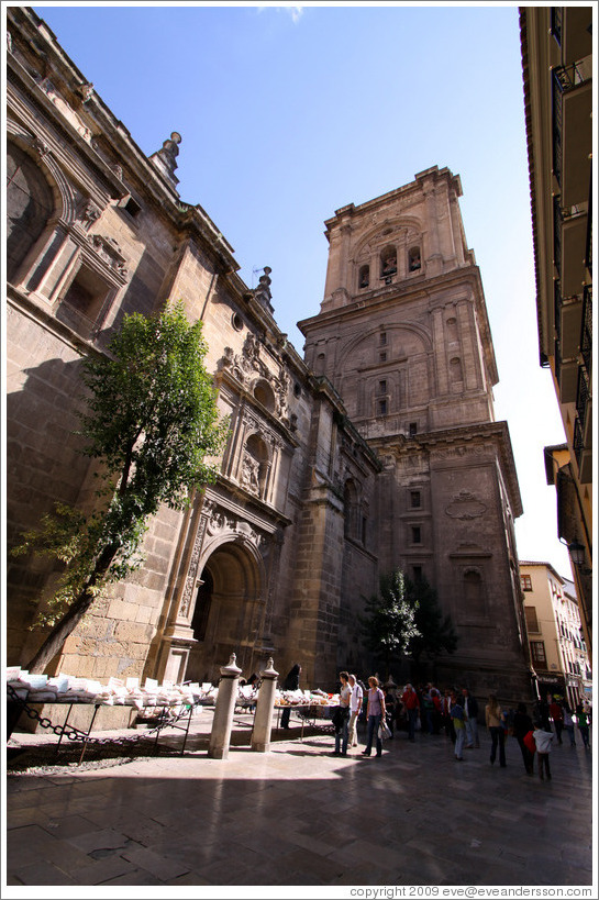 Granada Cathedral exterior.