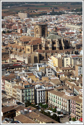 Cathedral, viewed from the Alhambra.