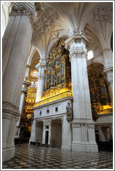 Organ pipes.  Granada Cathedral.