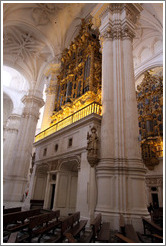 Organ pipes.  Granada Cathedral.