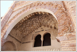 Entrance archway. Corral del Carbon (Coal House). City center.