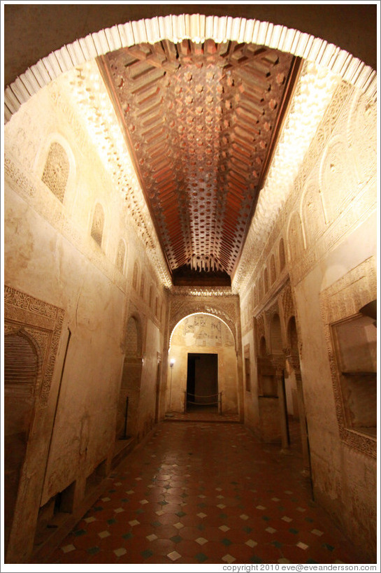 Ceiling, Sala Regia (Regal Hall), Palacio de Generalife.