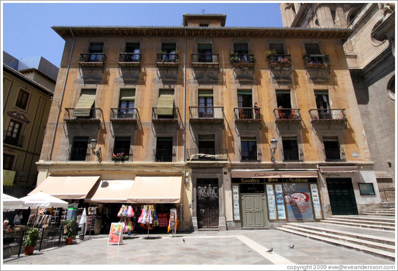 Late 16th century house near Granada Cathedral.  City center.